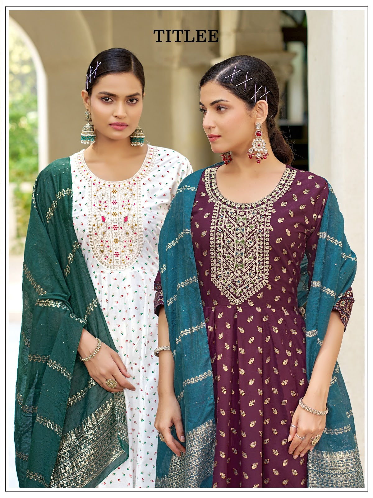 Titlee Banwery Rayon 14Kg Readymade Anarkali Suits Manufacturer