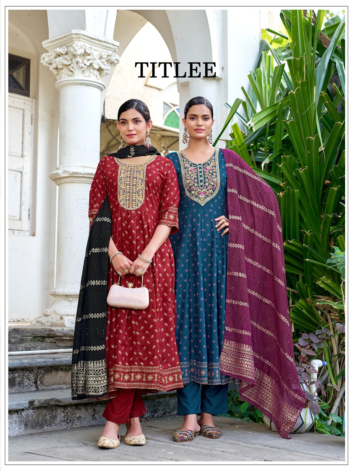 Titlee Banwery Rayon 14Kg Readymade Anarkali Suits Manufacturer