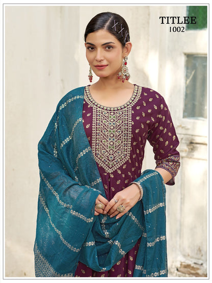Titlee Banwery Rayon 14Kg Readymade Anarkali Suits Manufacturer