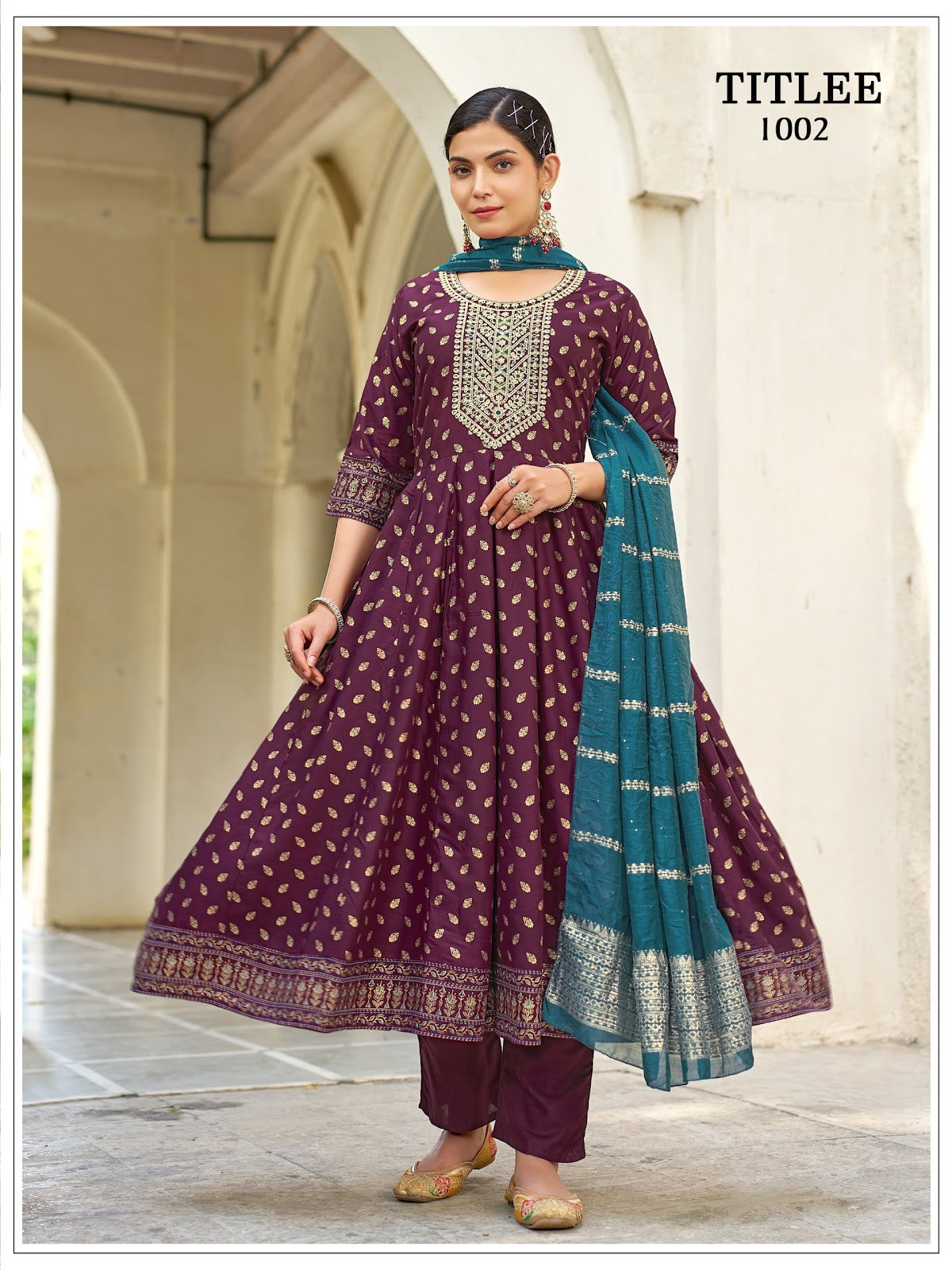 Titlee Banwery Rayon 14Kg Readymade Anarkali Suits Manufacturer