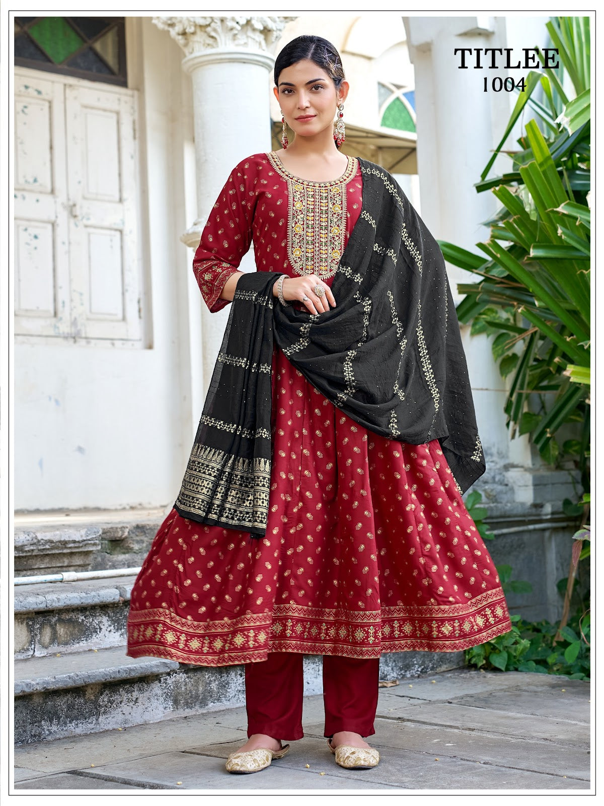 Titlee Banwery Rayon 14Kg Readymade Anarkali Suits Manufacturer