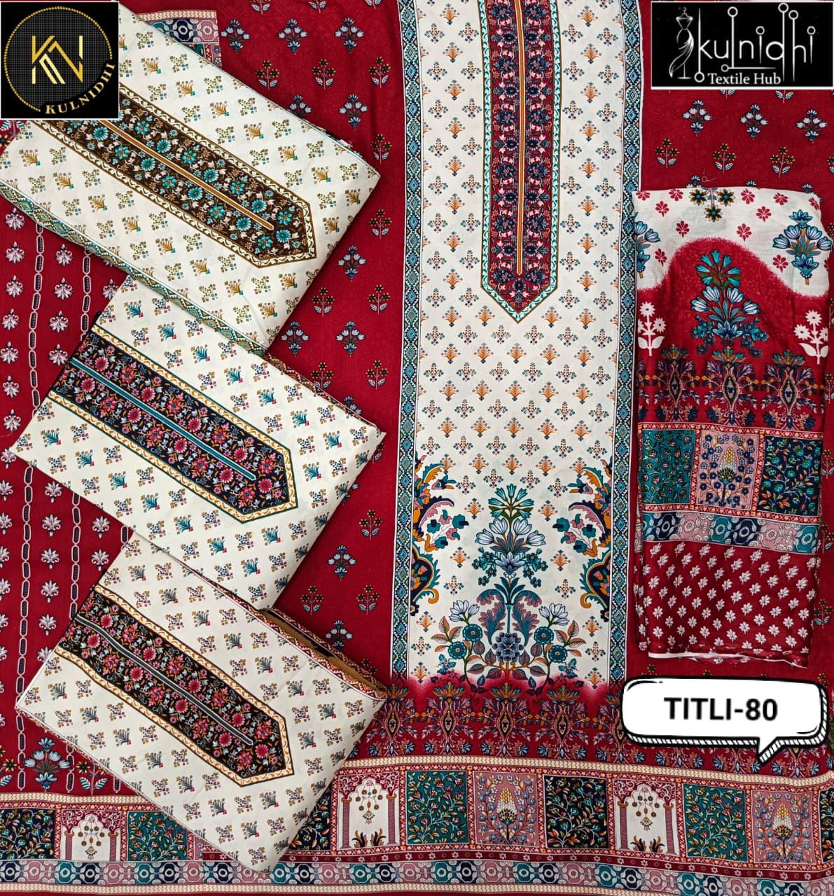 Titli 150726 Kulnidhi Viscose Reyon Salwar Suits Manufacturer