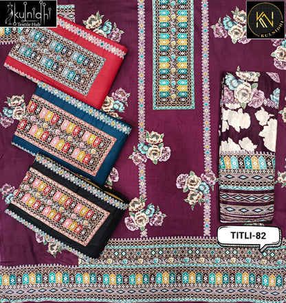 Titli 150726 Kulnidhi Viscose Reyon Salwar Suits Manufacturer