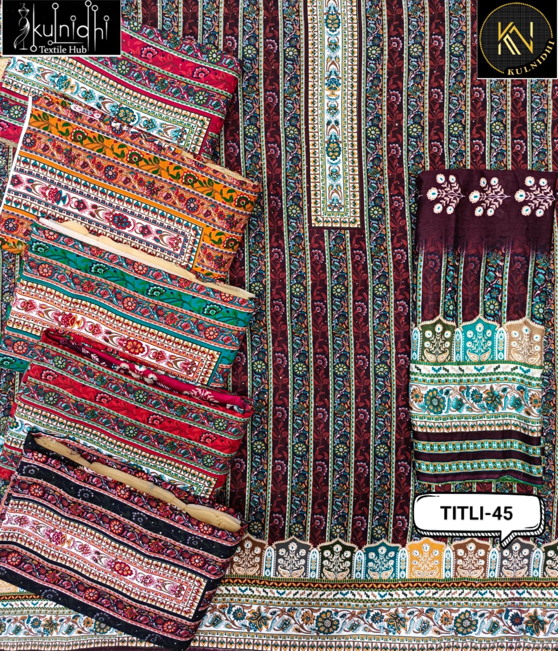 Titli Kulnidhi Viscose Reyon Salwar Suits Wholesale