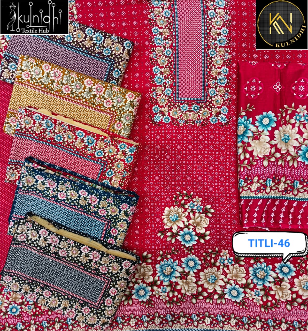 Titli Kulnidhi Viscose Reyon Salwar Suits Wholesale