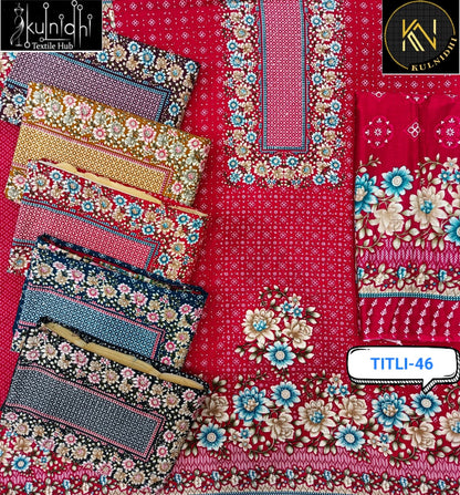 Titli Kulnidhi Viscose Reyon Salwar Suits Wholesale