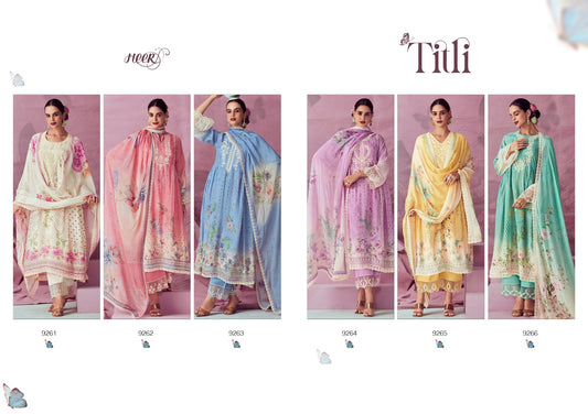 Titli Kimora Heer Muslin Pant Style Suits