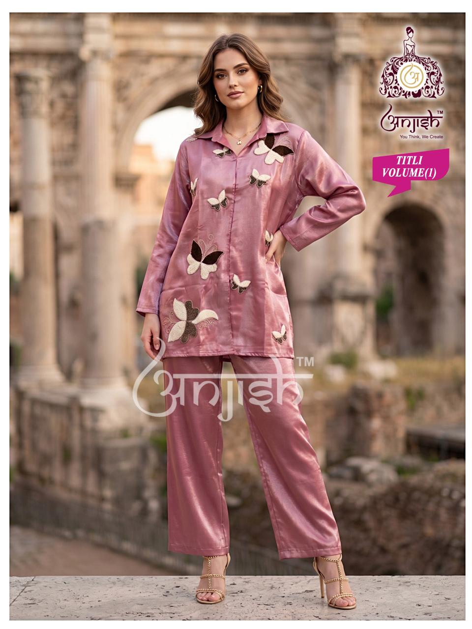 Titli Vol 1 Anjish Roman Co Ord Set Supplier Gujarat
