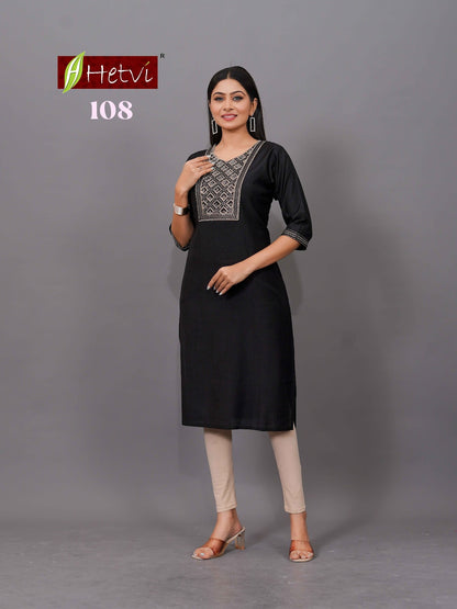 Titly Hetvi Straight Cut Kurtis Manufacturer