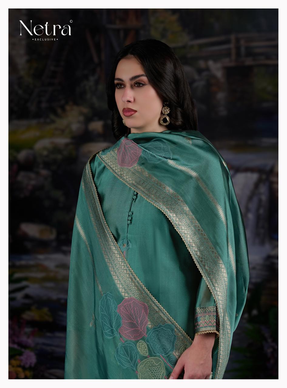 Tivona Netra Woven Silk Pant Style Suits Wholesale