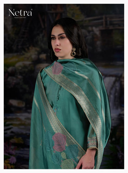 Tivona Netra Woven Silk Pant Style Suits Wholesale