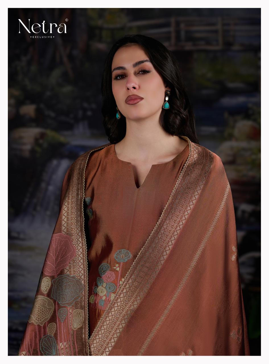 Tivona Netra Woven Silk Pant Style Suits Wholesale