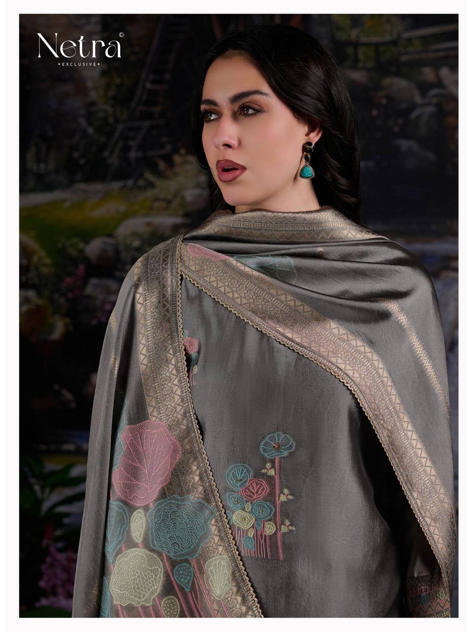 Tivona Netra Woven Silk Pant Style Suits Wholesale