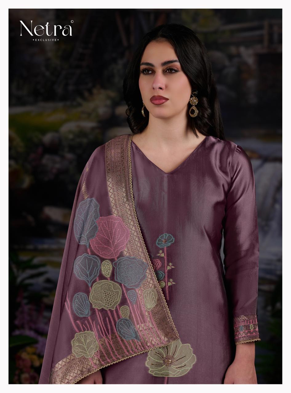 Tivona Netra Woven Silk Pant Style Suits Wholesale