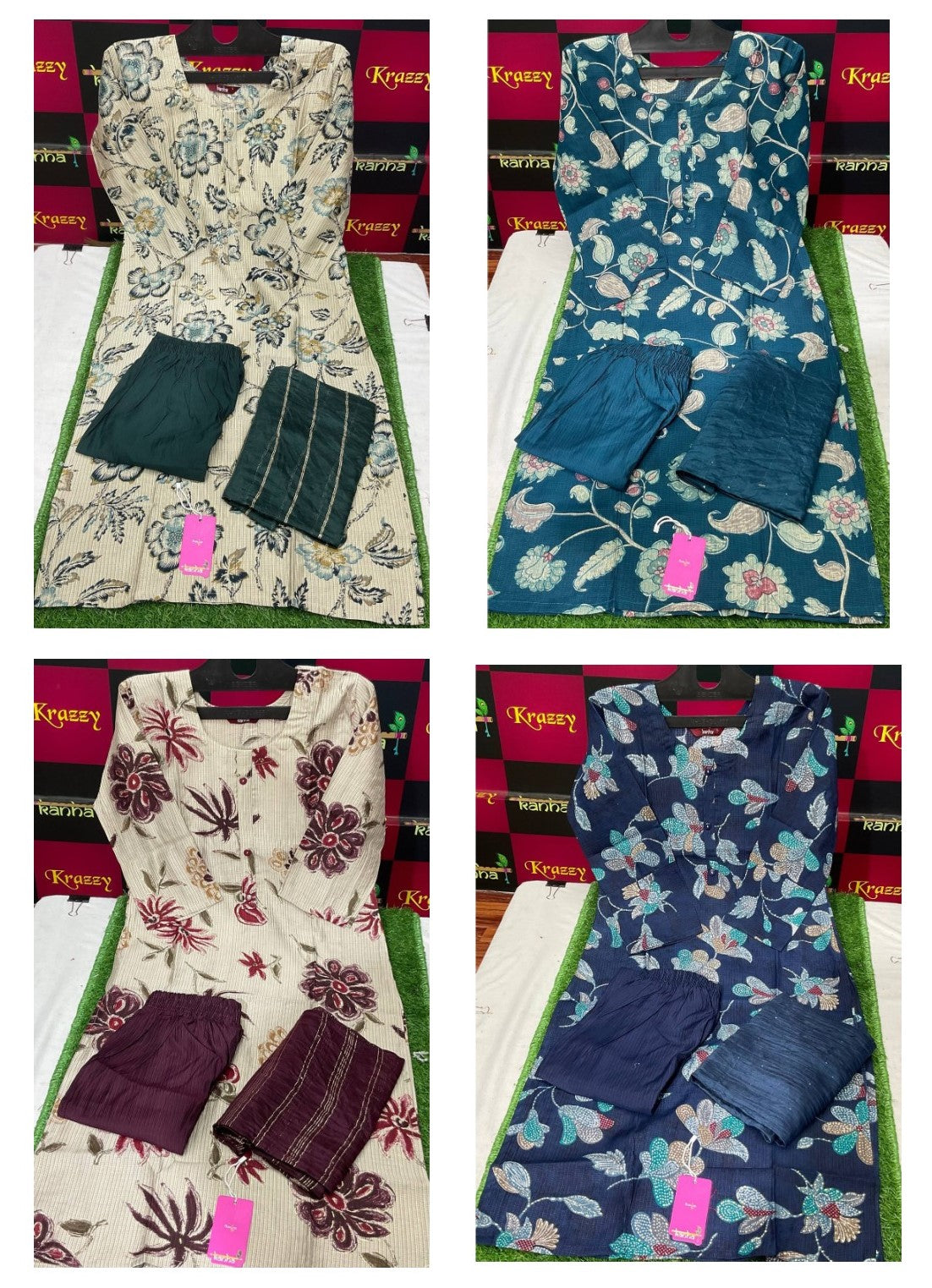 Tiya 151225 Kanha Berlin Readymade Pant Style Suits Manufacturer Gujarat