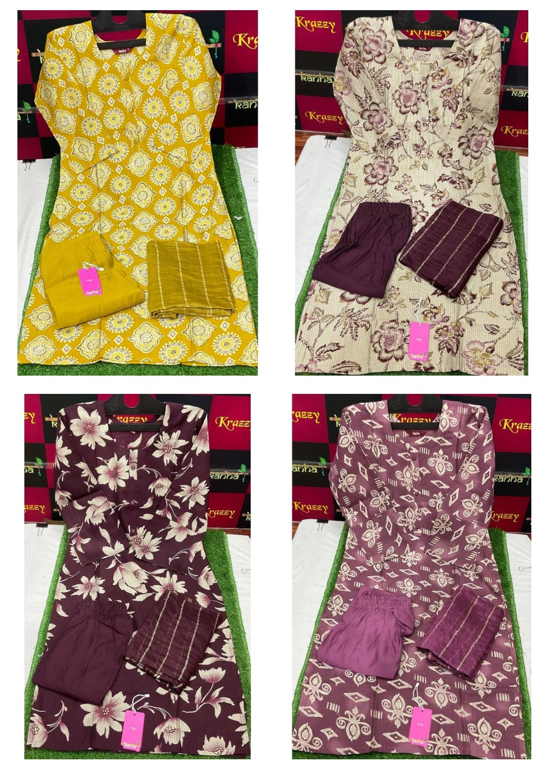 Tiya 151225 Kanha Berlin Readymade Pant Style Suits Manufacturer Gujarat