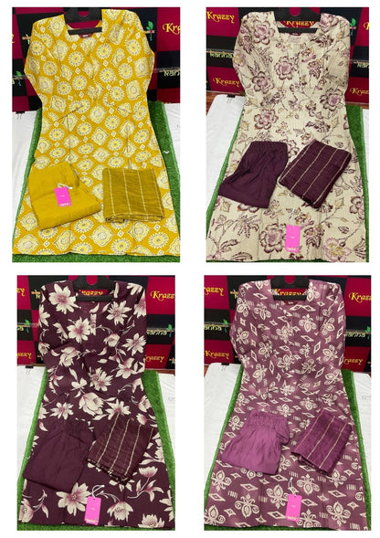 Tiya 151225 Kanha Berlin Readymade Pant Style Suits Manufacturer Gujarat