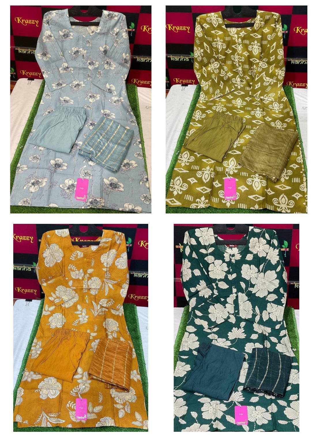 Tiya 151225 Kanha Berlin Readymade Pant Style Suits Manufacturer Gujarat