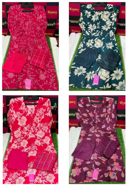 Tiya 151225 Kanha Berlin Readymade Pant Style Suits Manufacturer Gujarat