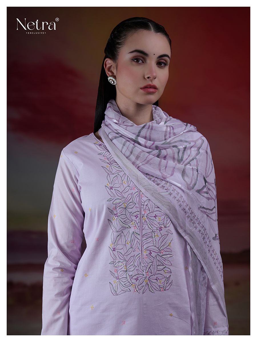 Tiya Netra Pure Linen Pant Style Suits Wholesaler