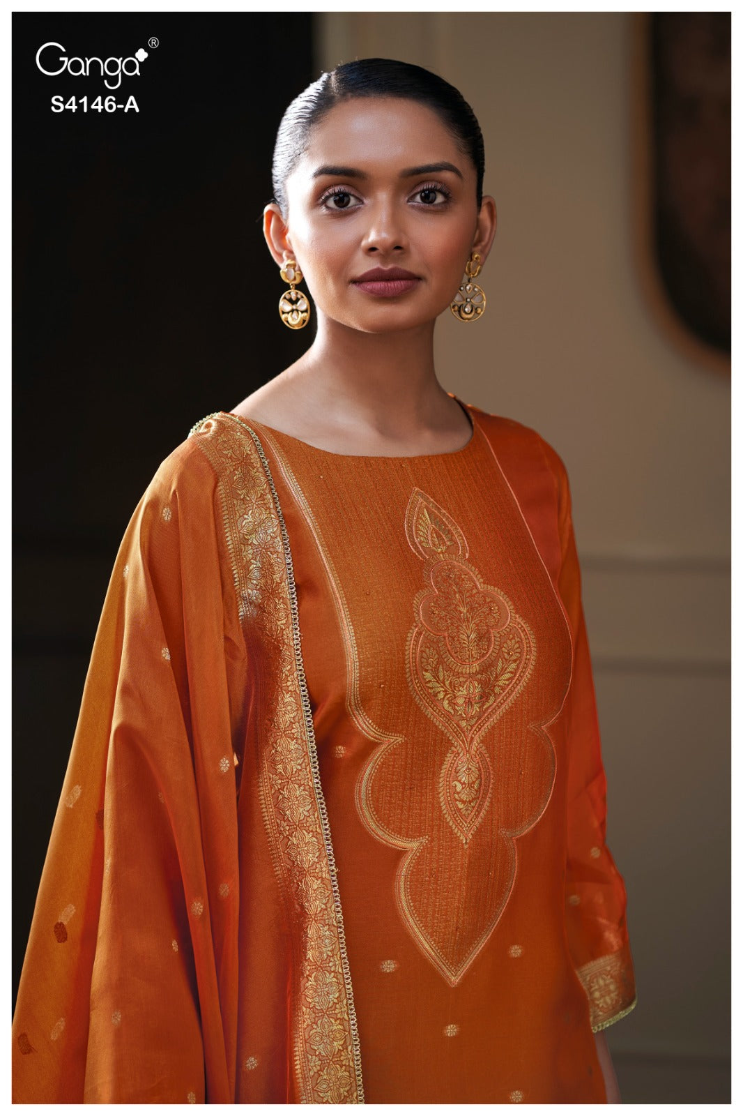 Tiyah 4146 Ganga Premium Viscose Plazzo Style Suits Manufacturer India