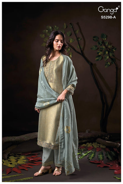 Tiyasa S5298 Ganga Giraffe Silk Pant Style Suits Wholesale Price