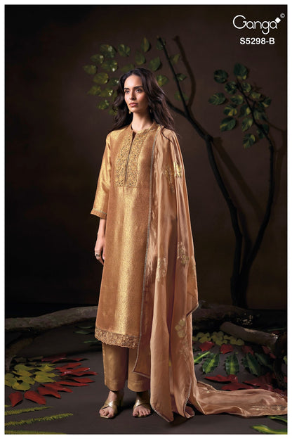 Tiyasa S5298 Ganga Giraffe Silk Pant Style Suits Wholesale Price