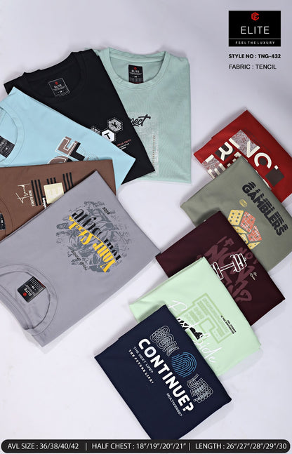 Tng 432 Hd Print Elite Imported Mens Tshirts Wholesaler Gujarat