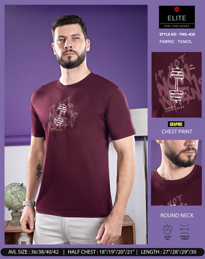 Tng 432 Hd Print Elite Imported Mens Tshirts Wholesaler Gujarat