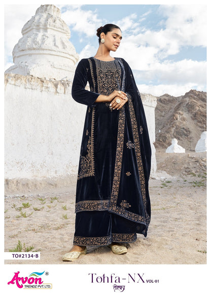 Tofha Nx Vol 1 Avon Trendz Pashmina Suits Manufacturer Ahmedabad