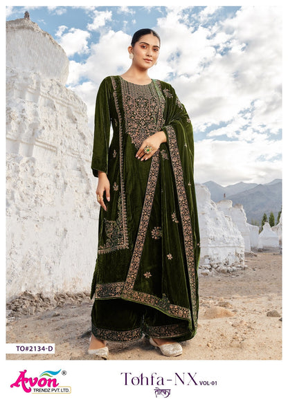 Tofha Nx Vol 1 Avon Trendz Pashmina Suits Manufacturer Ahmedabad