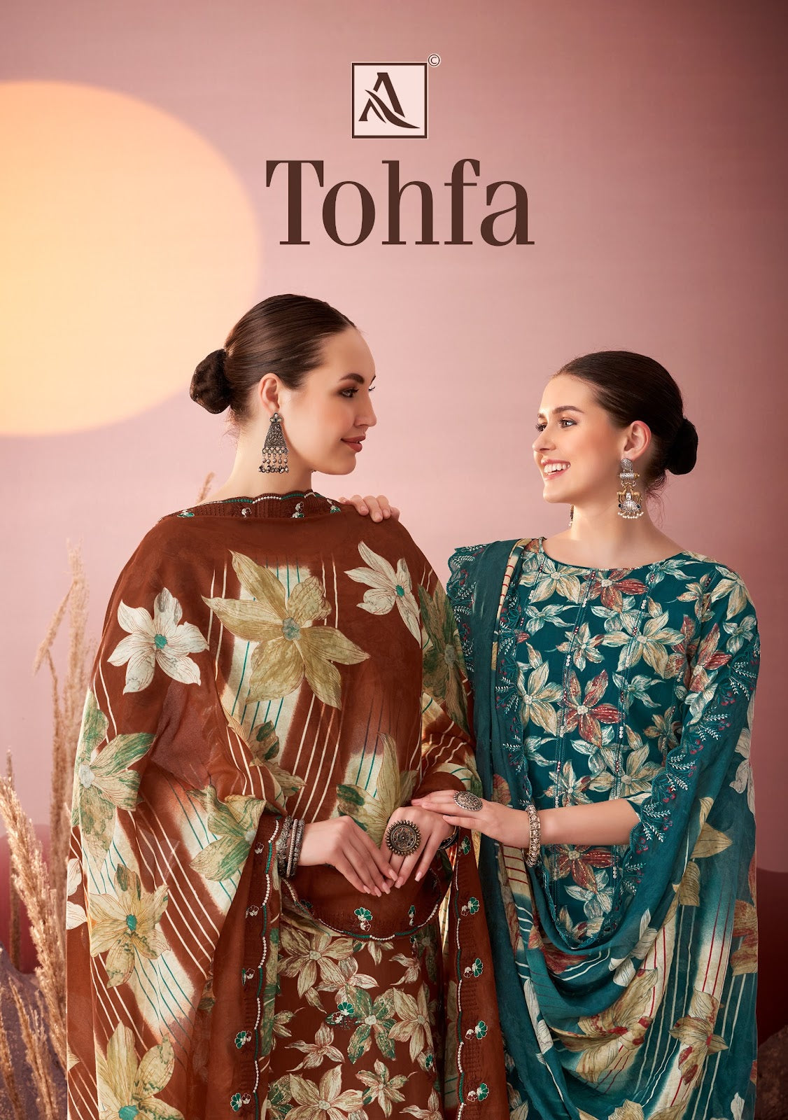 Tohfa Alok Cambric Karachi Salwar Suits Wholesale Rate