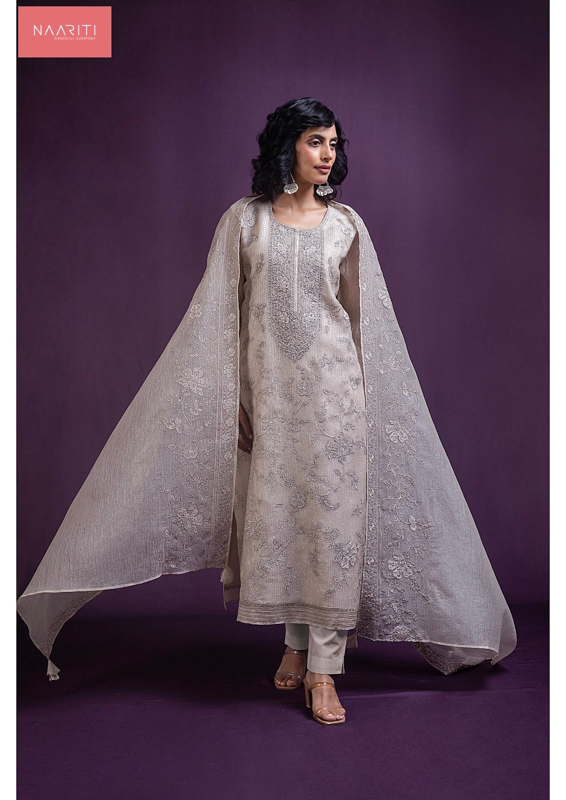 Tokhi 169 Naariti Tissue Pant Style Suits Wholesale Price