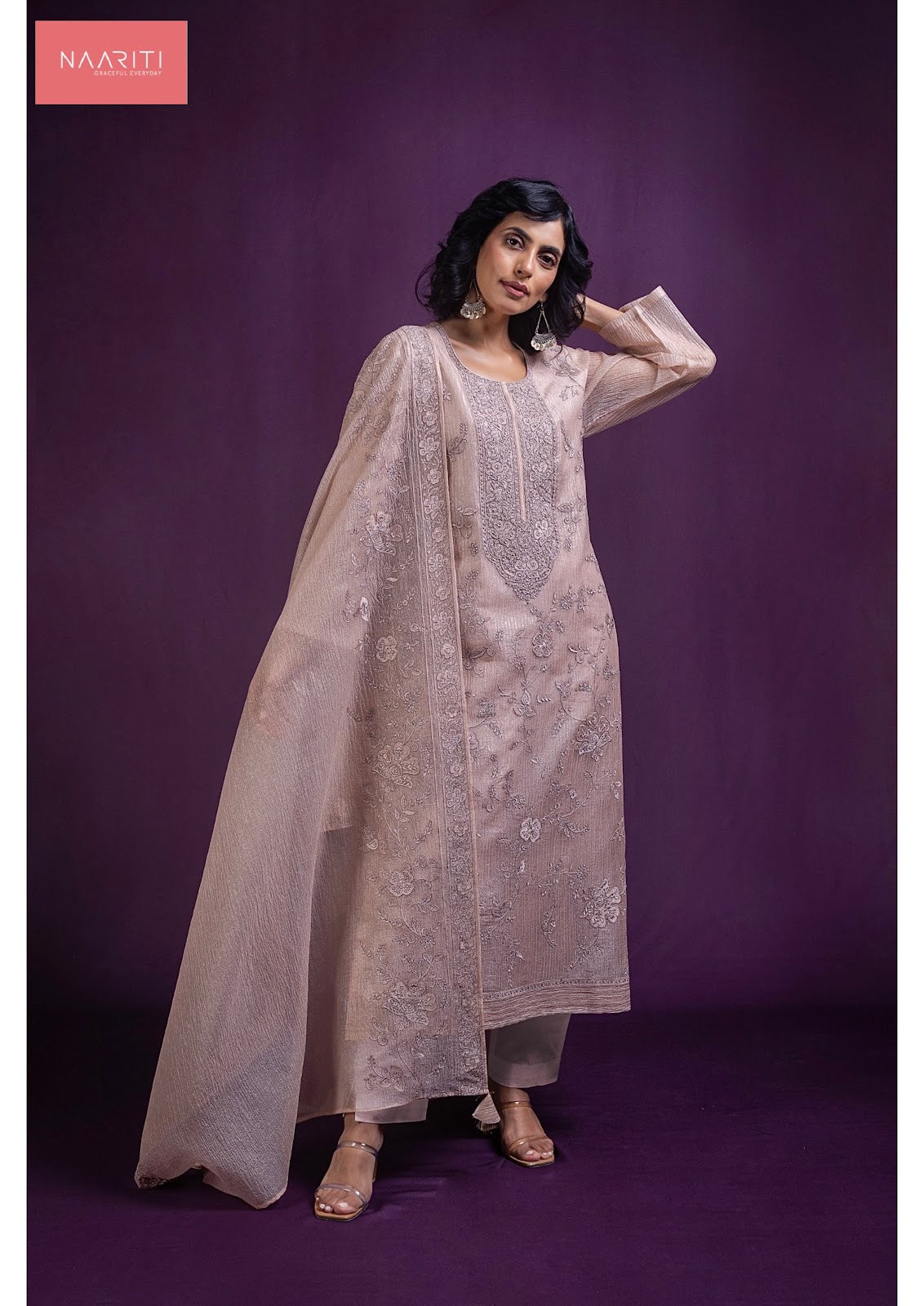 Tokhi 169 Naariti Tissue Pant Style Suits Wholesale Price