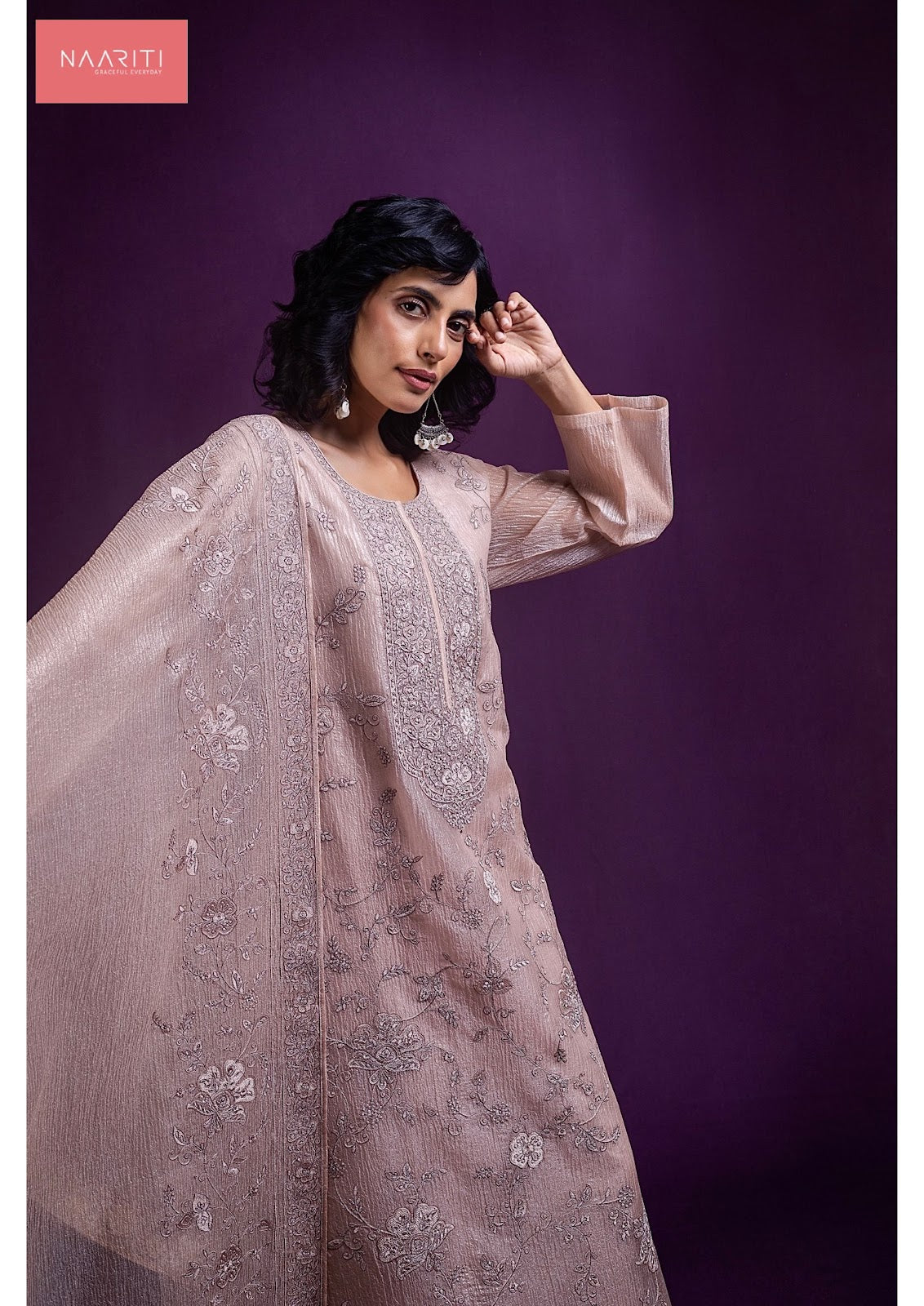 Tokhi 169 Naariti Tissue Pant Style Suits Wholesale Price