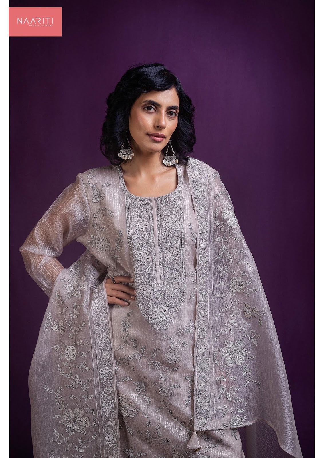 Tokhi 169 Naariti Tissue Pant Style Suits Wholesale Price