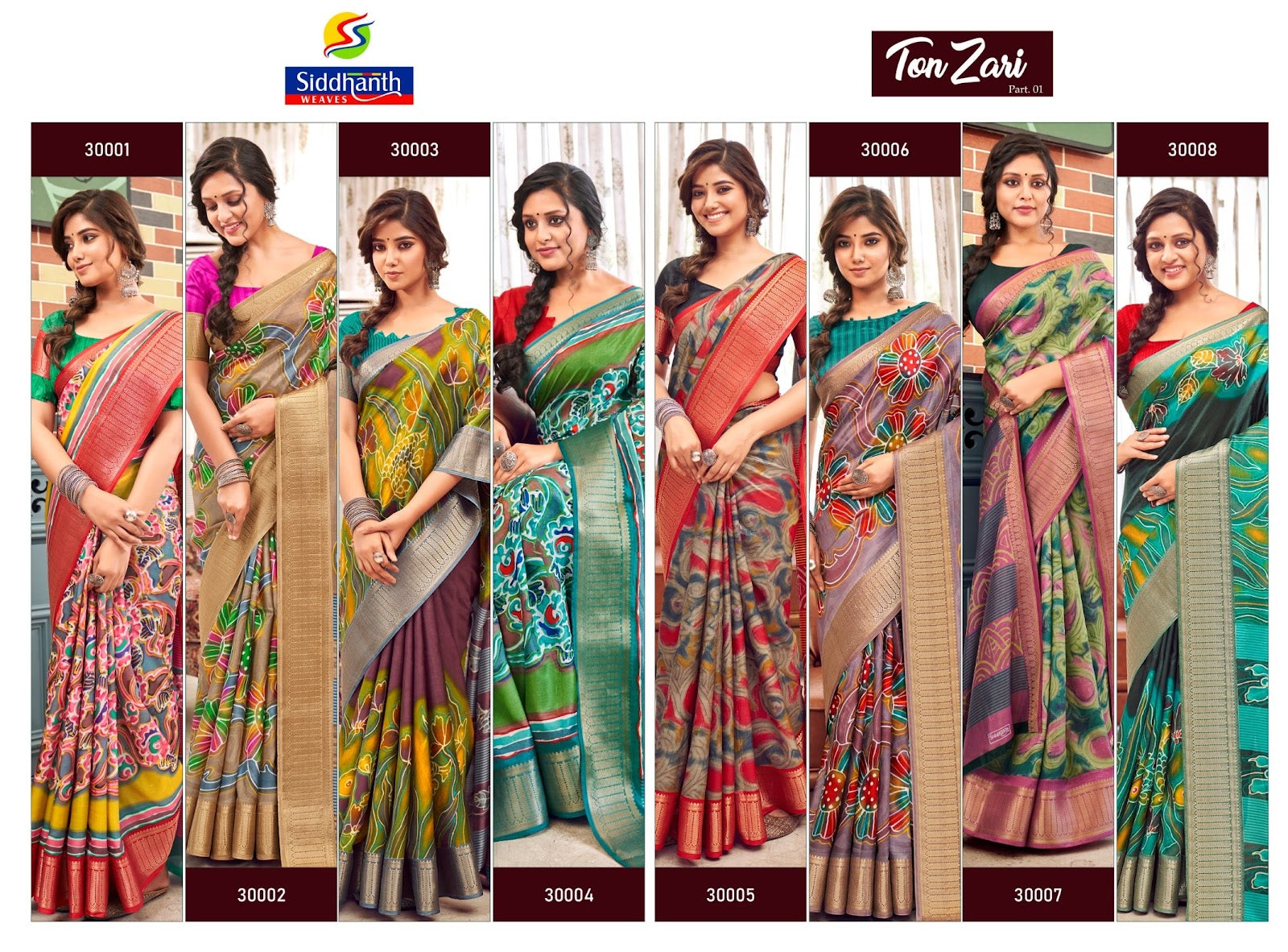 Ton Zari Part 01 Siddhanth Silk Cotton Sarees Manufacturer India