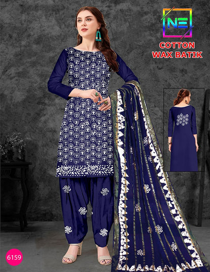 Tone To Tone Ne Salwar Suits Wholesale Rate