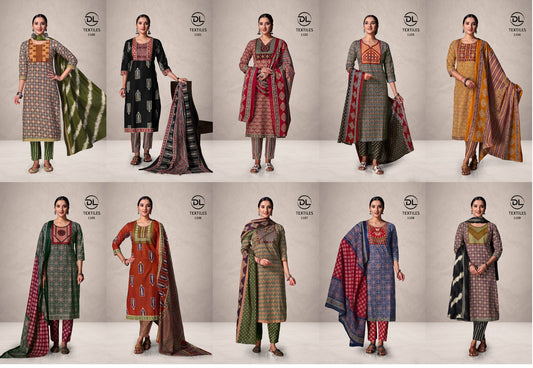 Top Secret Vol 1 Dl Pure Cotton Readymade Pant Style Suits Wholesale Rate