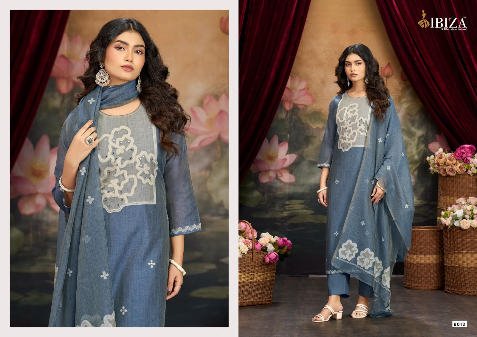 Topaz Ibiza Organic Pant Style Suits Wholesaler India