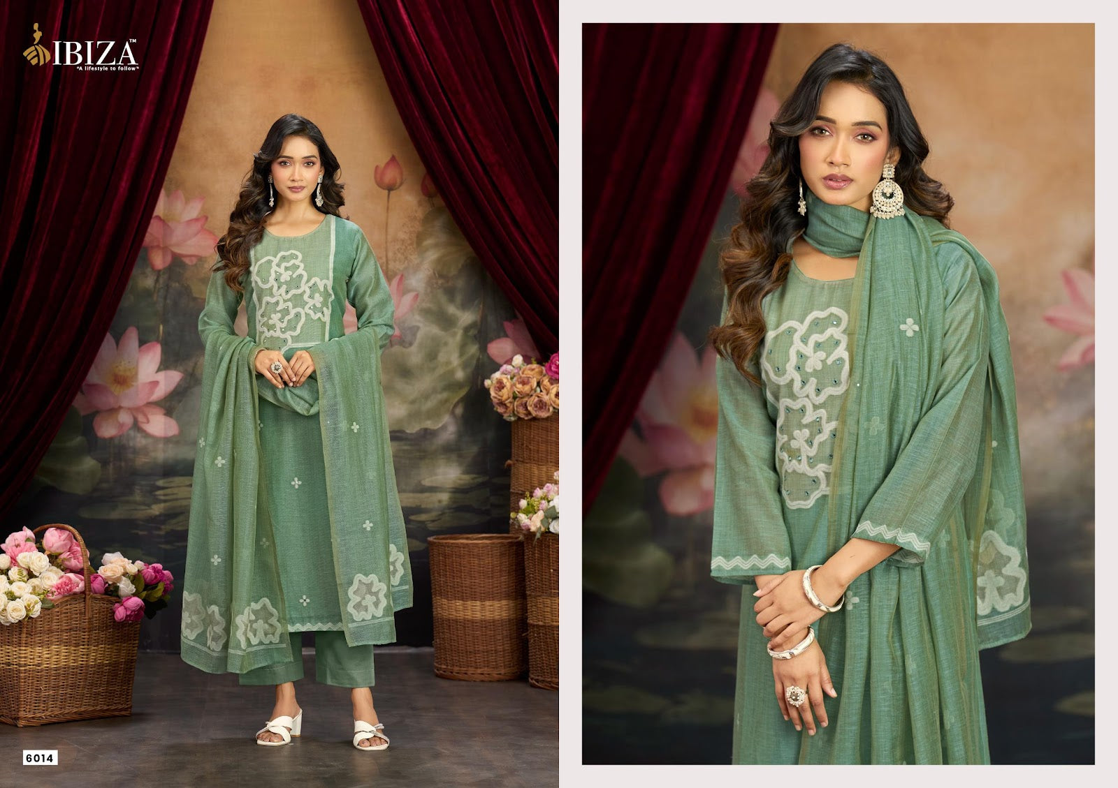 Topaz Ibiza Organic Pant Style Suits Wholesaler India