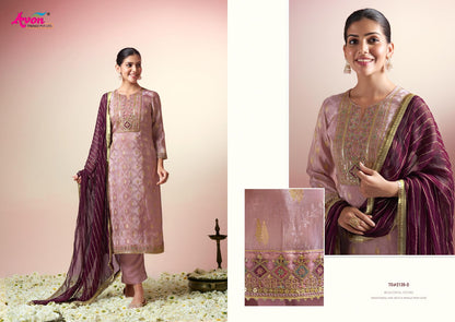 Toran 2139Abcd Avon Trendz Kanjivaram Pant Style Suits Manufacturer Gujarat