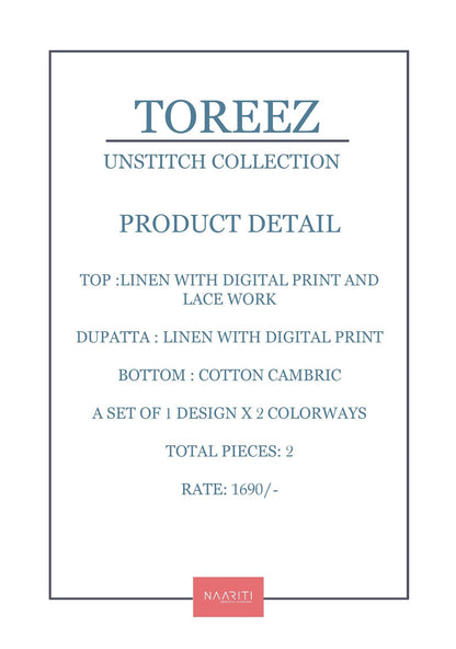 Toreez Naariti Linen Pant Style Suits Wholesaler