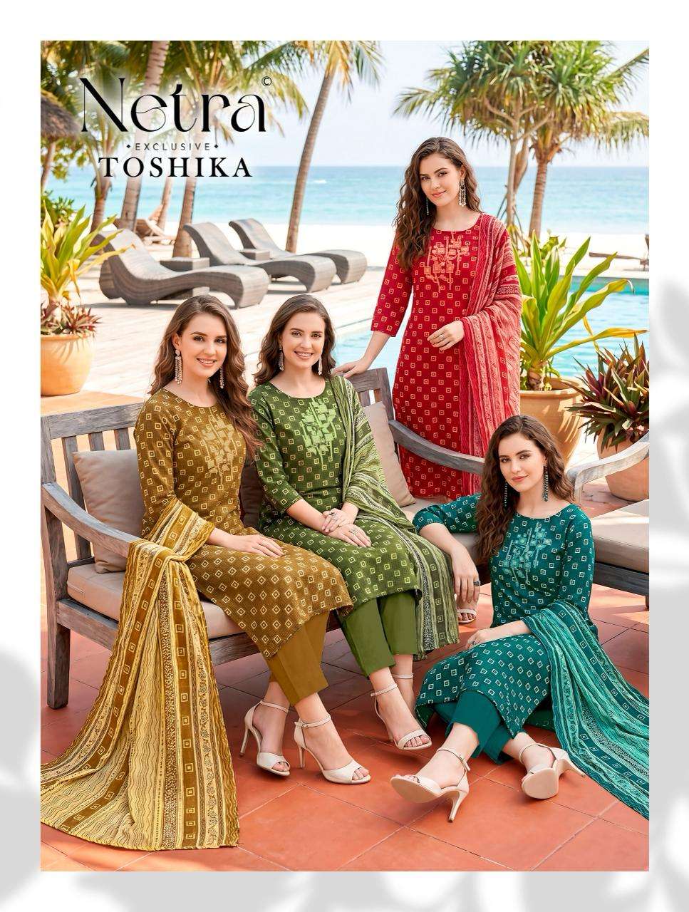 Toshika Netra Cotton Pant Style Suits Manufacturer Gujarat
