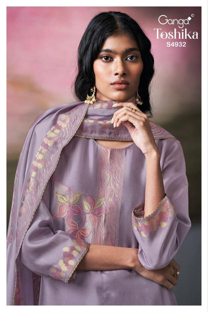 Toshika S4932 Ganga Woven Silk Pant Style Suits Wholesale Price
