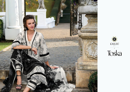 Toska Kailee Fashion Pure Cotton Pakistani Readymade Suits Exporter Ahmedabad