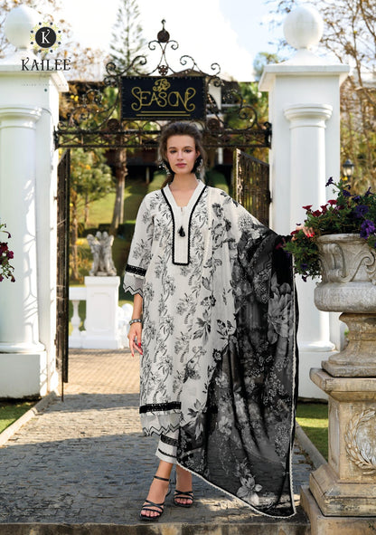 Toska Kailee Fashion Pure Cotton Pakistani Readymade Suits Exporter Ahmedabad