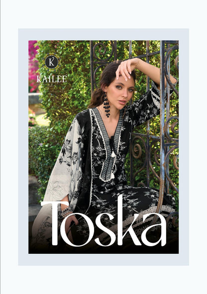 Toska Kailee Fashion Pure Cotton Pakistani Readymade Suits Exporter Ahmedabad
