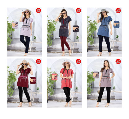 Tp004 Slumber Sinker Kurta Night Suits Supplier