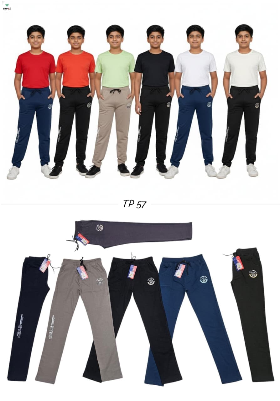 Tp 57 Krt Loopknit Boys Track Pant Wholesale